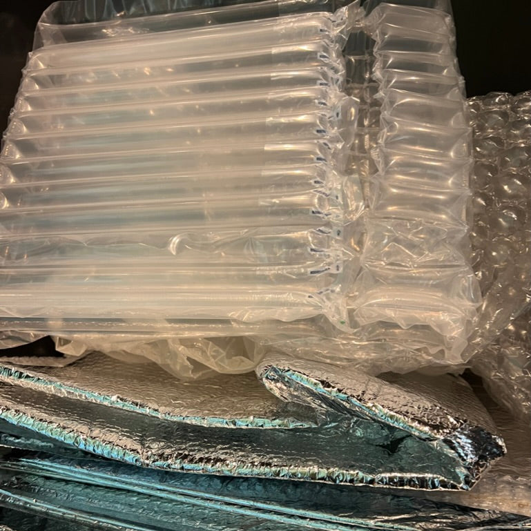 Recycled packaging materials