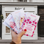 Hand holding give Belovd Chocolate bars