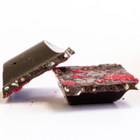 Belovd Raspberry Chocolate Bar Close Up