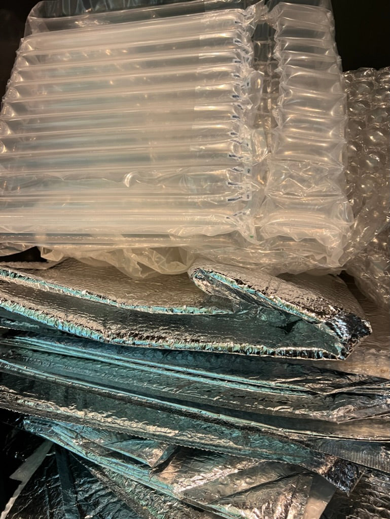 Recycled packaging materials