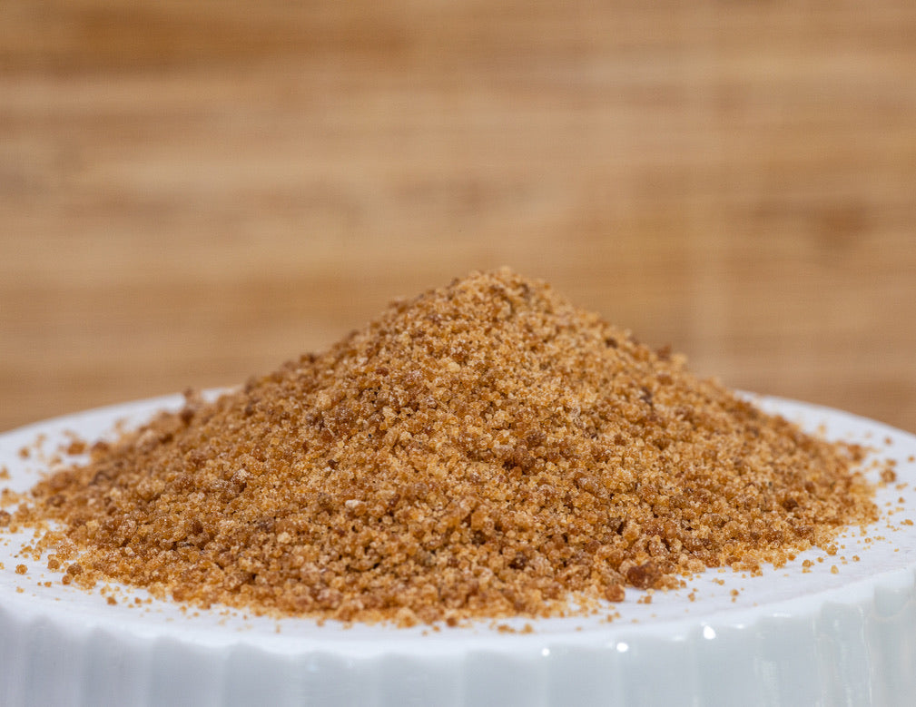 A pile of coconut sugar